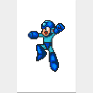 Mega Man Jump Sprite Posters and Art